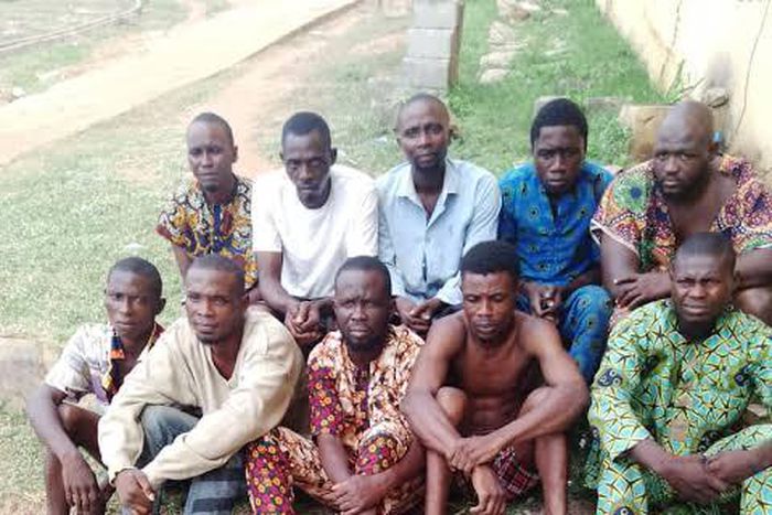 The suspected cultists