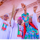 President Muhammadu Buhari, APC Presidential candidate, Bola Ahmed Tinubu, APC Governorship candidate in Adamawa state, Ayisatu Dahiru Ahmed Binani and the National Chairman of the APC, Abdullahi Adamu. (Vanguard)