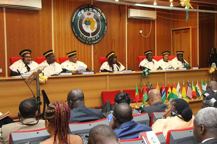 ECOWAS Court judges. [arise]