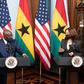 The president of Ghana, Nana Akufo-Addo and the vice president of America, Kamala Harris
