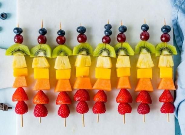 fruit kebabs