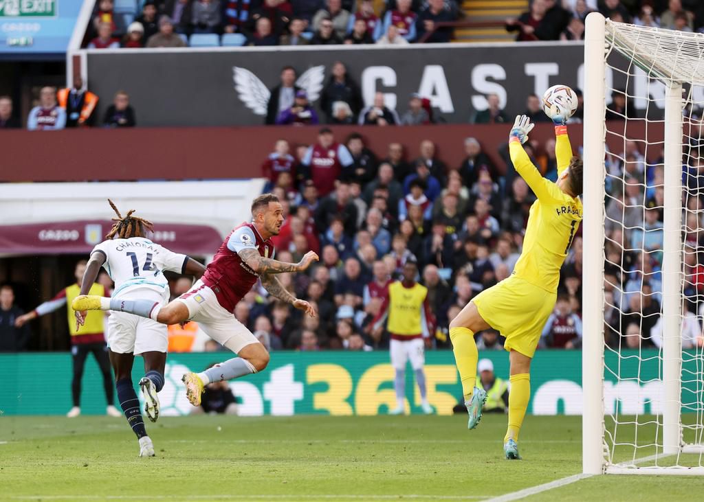 Kepa produced a spectacular string of saves to deny Aston Villa a goal in the first half