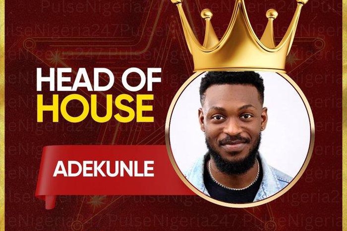 Adekunle is this season's first Head of House [Twitter/PulseNigeria247]
