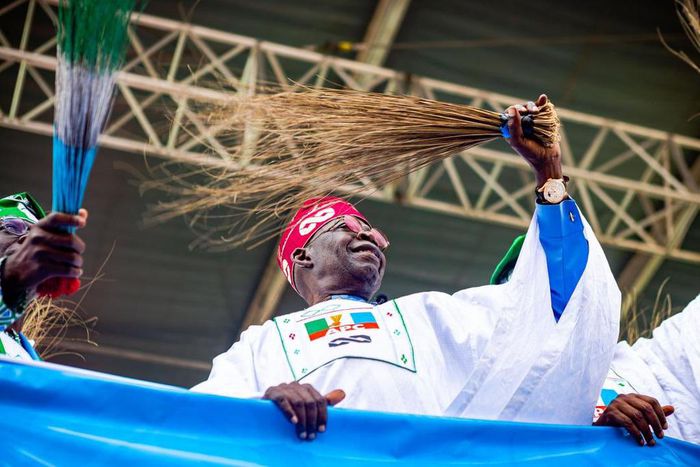 APC presidential candidate, Asiwaju Bola Tinubu. [Twitter:Jagbros]