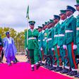 President Bola Ahmed Tinubu attends the Senior Course 25 Graduation Ceremony of the Armed Forces Command and Staff College, Jaji, Kaduna State on Friday. [Presidency]