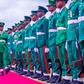 President Bola Ahmed Tinubu attends the Senior Course 25 Graduation Ceremony of the Armed Forces Command and Staff College, Jaji, Kaduna State on Friday. [Presidency]