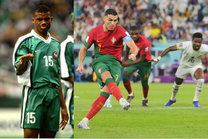 Sunday Oliseh praises 'smart' Ronaldo for winning penalty against Ghana
