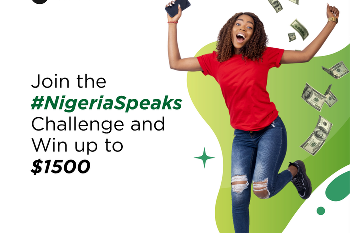 Win 1500 dollars in the #NigeriaSpeaks Goodwall Challenge
