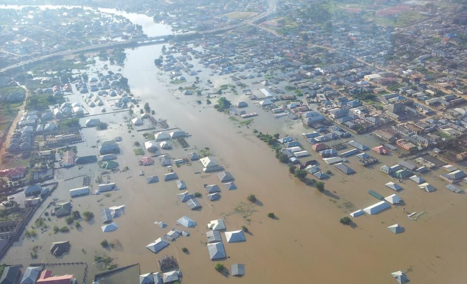Arial view of flooded Lokoja city [PG]