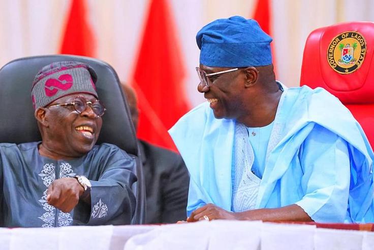 President Bola Tinubu and Governor Babajide Sanwo-Olu [LASG]