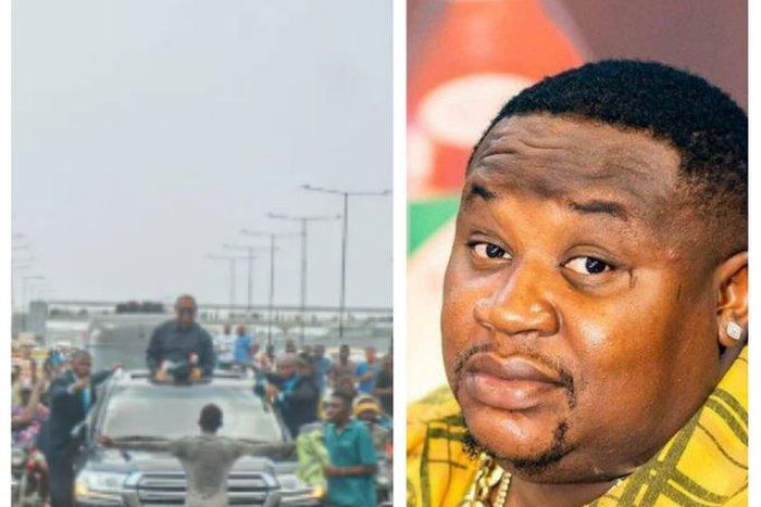 Cubana Chief Priest unveils big plan for teenager at Obi's Lagos rally. [Twitter:ThePunch]