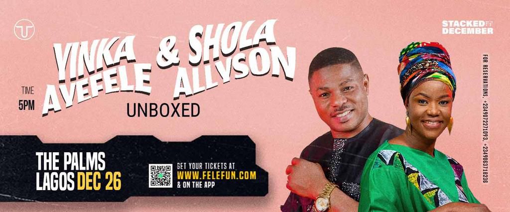 Yinka Ayefele and Sola Allyson