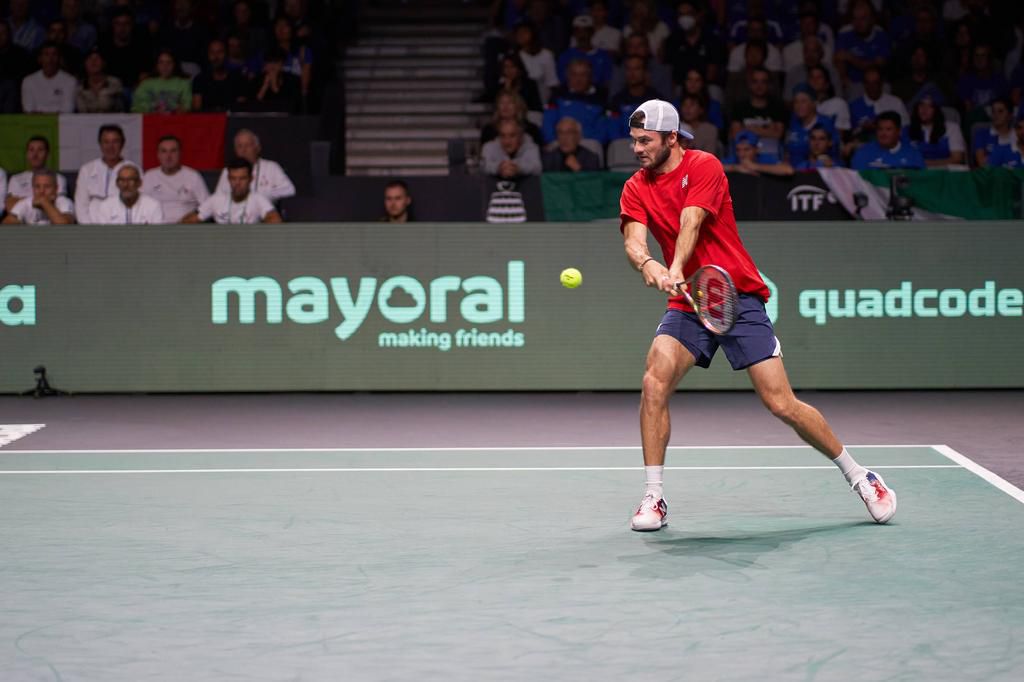 Tommy Paul in action