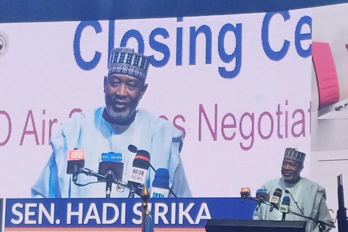 Minister of Aviation, Sen. Hadi Sirika.