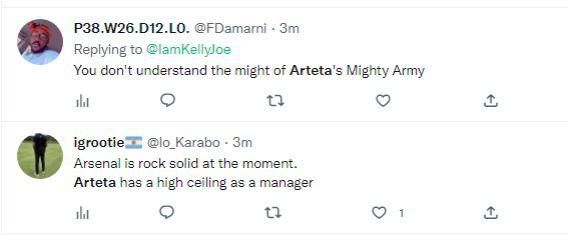 Social media reactions/Arsenal vs West Ham