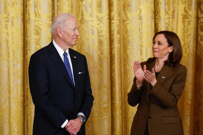 By comparison, President Joe Biden's base salary is $400,000, while Vice President Kamala Harris's is $235,100.