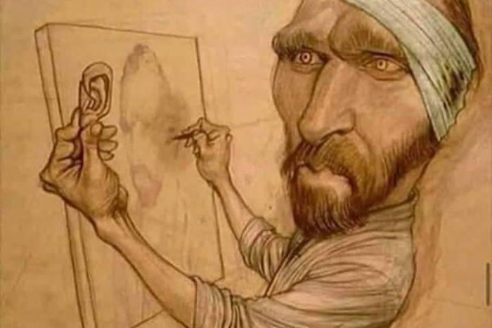 Vincent van Gogh cut off his own ear [Reddit]