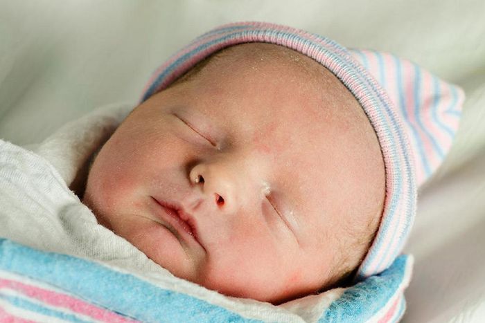 Newborn baby in hospital