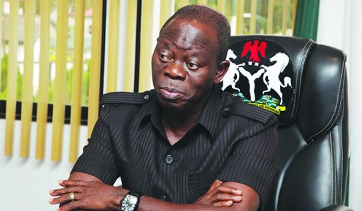 The Governor of Edo State- Adams Oshiomhole.