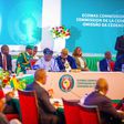 President Bola Tinubu at the second ECOWAS Extraordinary meeting in Abuja on Thursday, August 10, 2023. [Presidency]