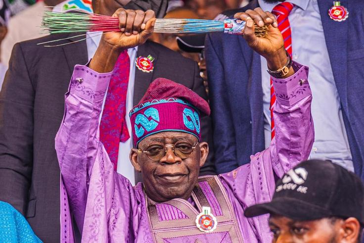 APC Presidential candidate Asiwaju Bola Tinubu. [Twitter:Sharksawn]