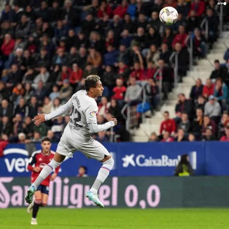Raphinha scored the winner for Barcelona against Osasuna