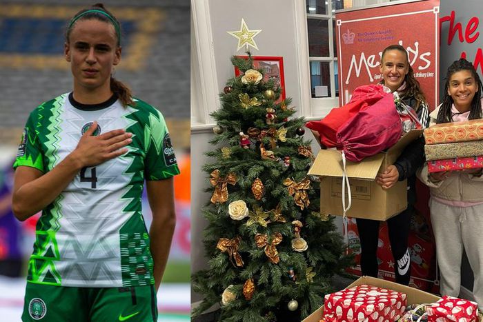 Ashleigh Plumptre embraces Christmas spirit with Santa Clause duty