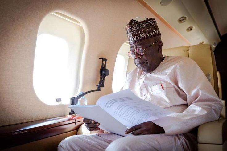 Bola Tinubu is expected to be back in Nigeria after sending 34 days in London following his election. (TheCable)
