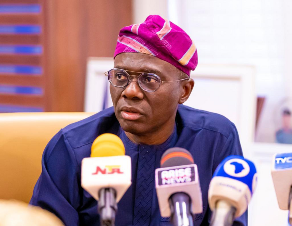 Governor Babajide Sanwo-Olu meets IGP, Usman Baba. [Twitter:MrJags]