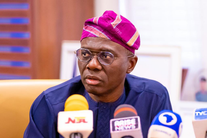 Governor Babajide Sanwo-Olu meets IGP, Usman Baba. [Twitter:MrJags]