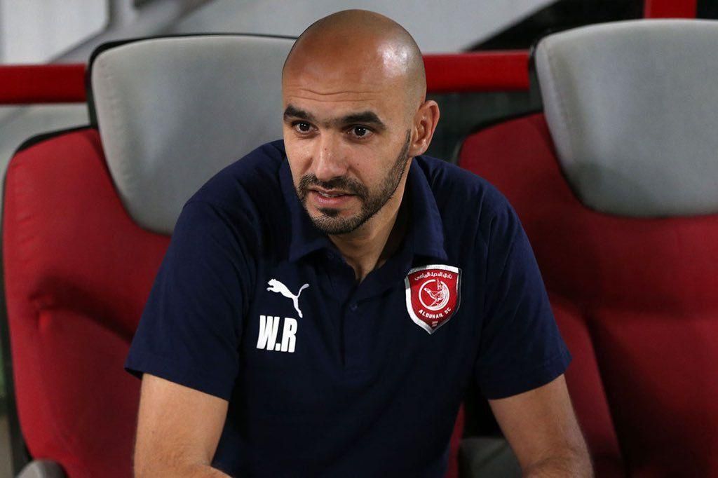 Walid Regragui while he was manager of Al Duhail