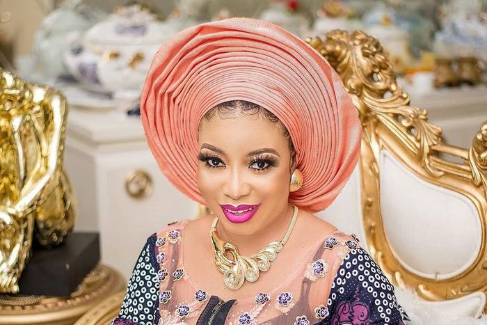 Anjorin and her hubby, Lawal tied the knot back in July. [Instagram/LizzyAnjorinOfficial]