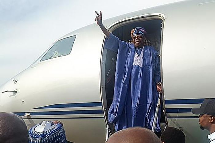 President Bola Tinubu returns to Nigeria. [Twitter/@officialABAT]