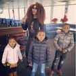 Sonia Ighalo and kids