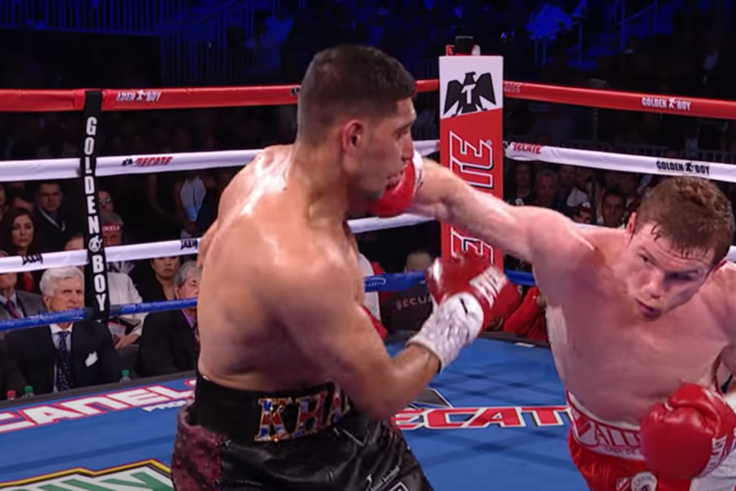 Canelo Álvarez's cross 2017 (Credit: Wikimedia Commons/Box Azteca)