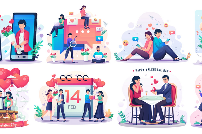 Here's all that happened on Valentine's Day [Vecteezy]