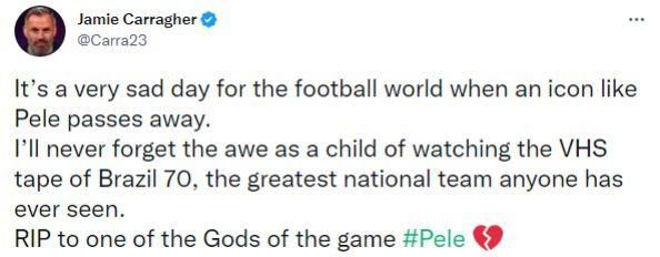 Social Media tributes to Pele