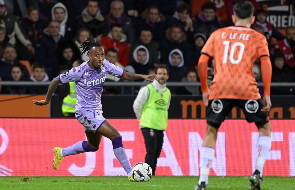 Gelson Martins in action for Monaco