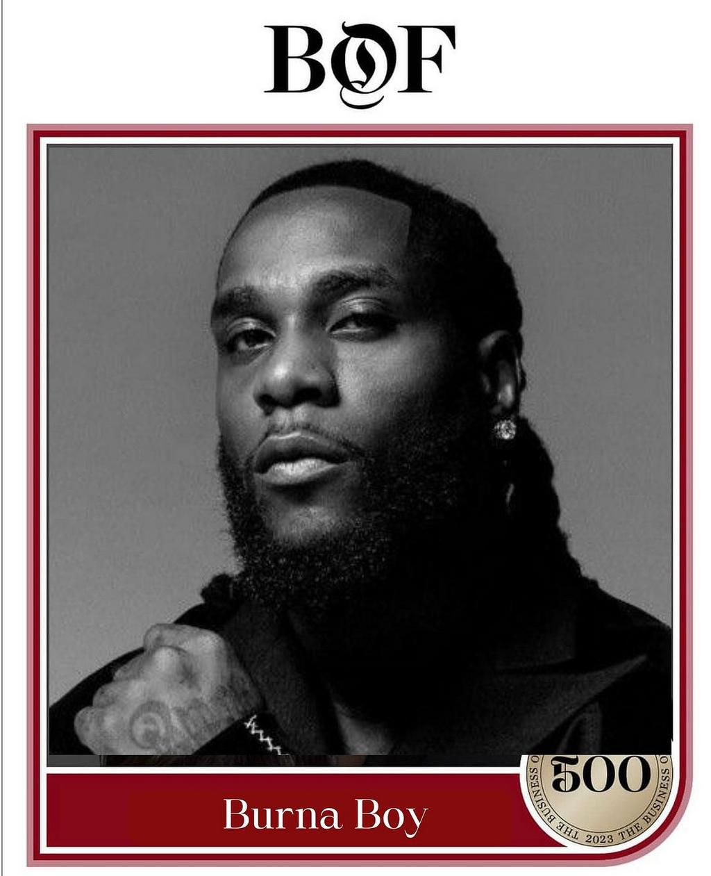 Burna Boy is a leading force in fashion [bof]