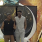 Gideon Okeke and Ebuka attend a special dinner on BBNaija All Stars. [Twitter/Big Brother Naija]