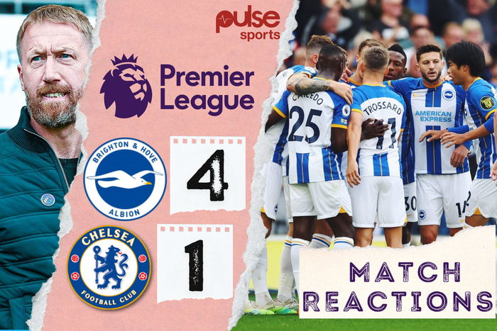 Social media reactions to Chelsea's defeat against Brighton in the Premier League on Saturday