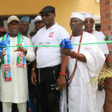 L-R: Special Adviser to Lagos State Governor on Drainage and Water Resources, Mr Joe Igbokwe; Special Adviser to the governor on Parastatals Monitoring Office, Mr Afolabi Ayantayo; Deputy Gov. Obafemi Hamzat, Chairman of Agege Local Government, Mr Gani...