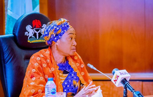 Nigeria's First Lady, Sen. Oluremi Tinubu. [Twitter:@DavidsOffor]
