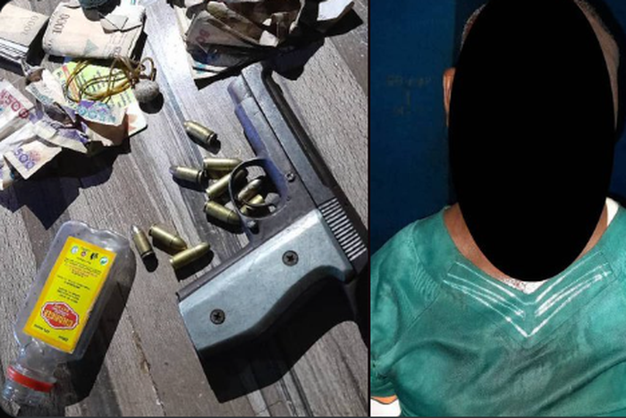 Police arrest man for illegal possession of firearms in Lagos.