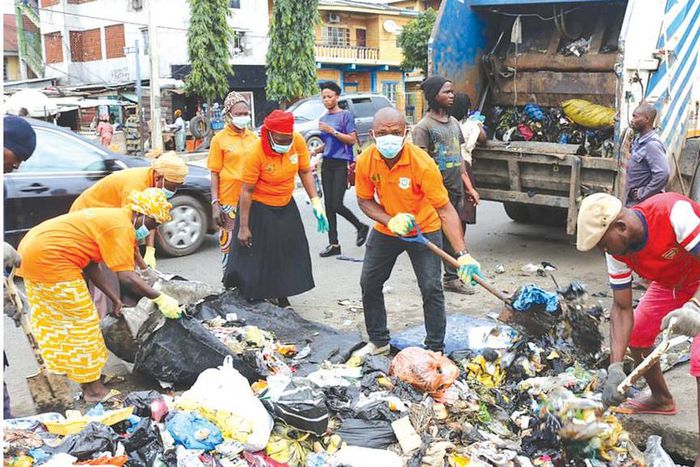 Sanitation going on in Lagos
