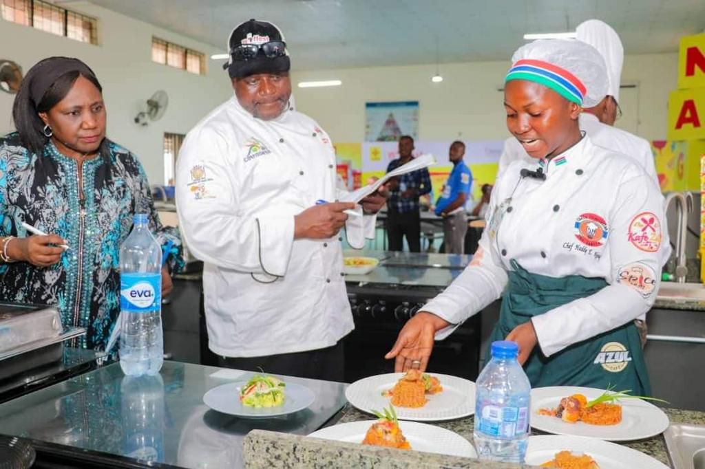 Participants at the Jollof competition [Twitter/africafactszone]