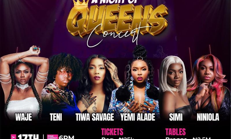 A Night of Queens, celebrating trailblazing female music icons in Nigeria