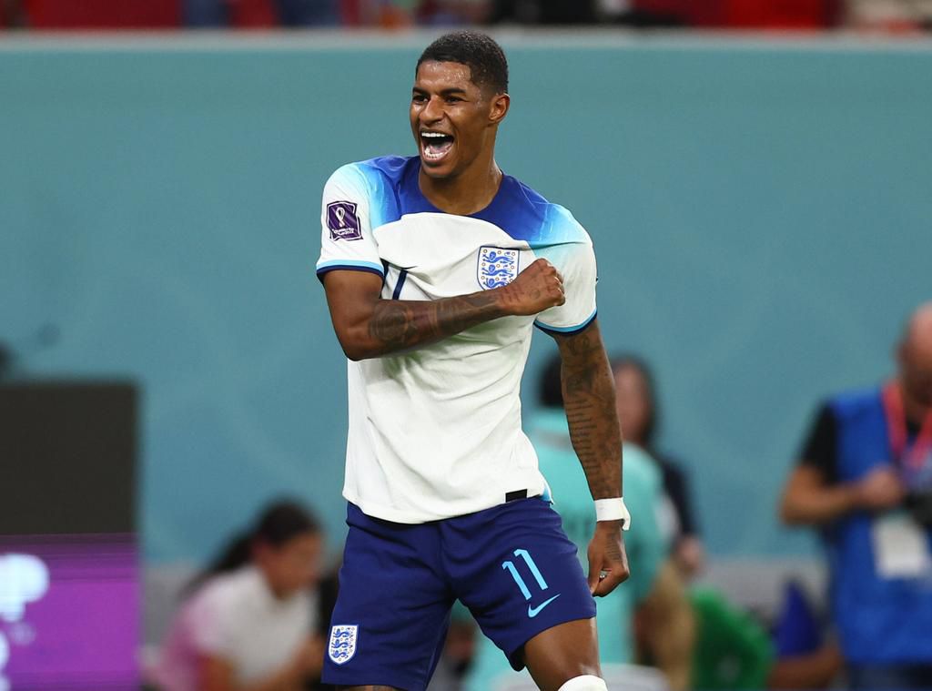 Rashford scored two goals as England beat Wales 3-0 to set up Senegal knockout clash