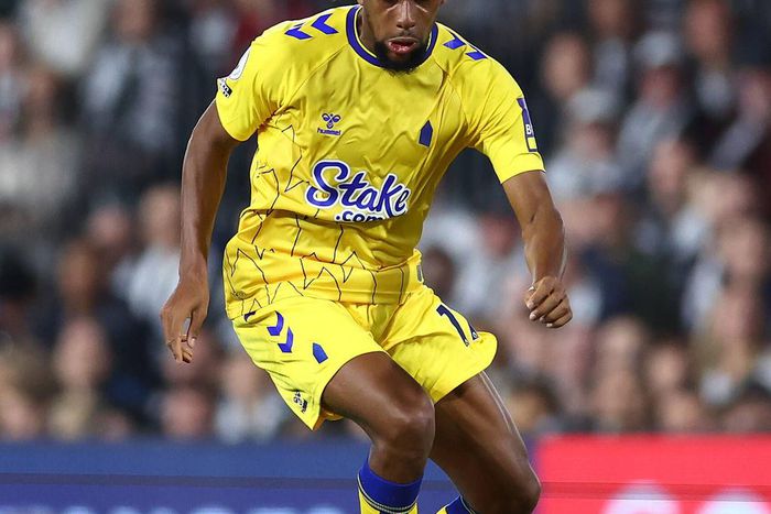 Alex Iwobi in action for Everton.