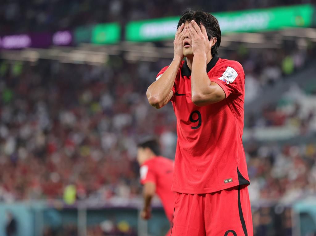 Cho was frustrated in the game against Portugal but Korea still qualified for the next round,